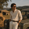 Camisa Oxford Beige BV