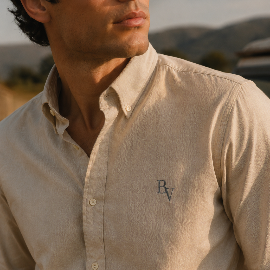 Camisa Oxford Beige BV