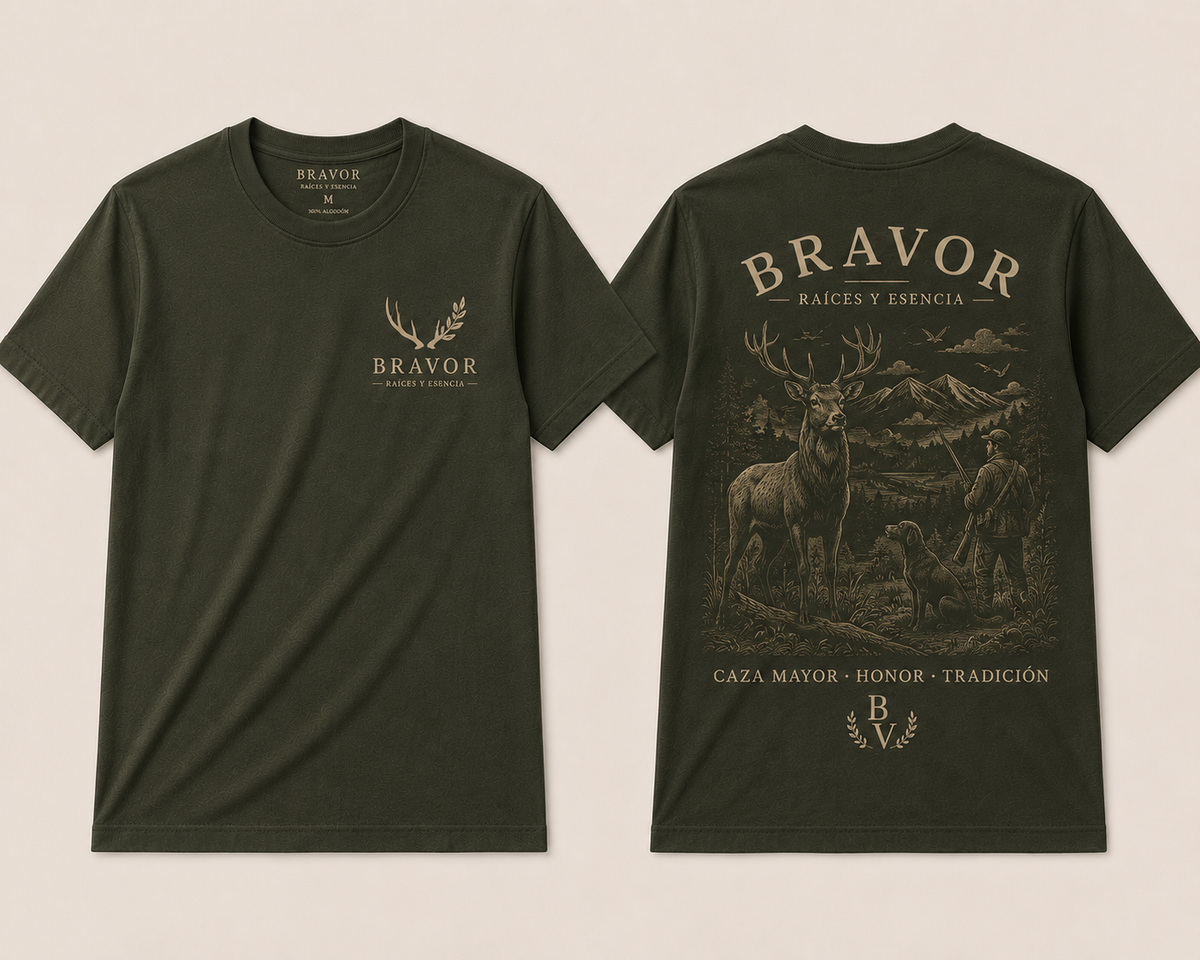 Camiseta BRAVOR – Raíces y Esencia